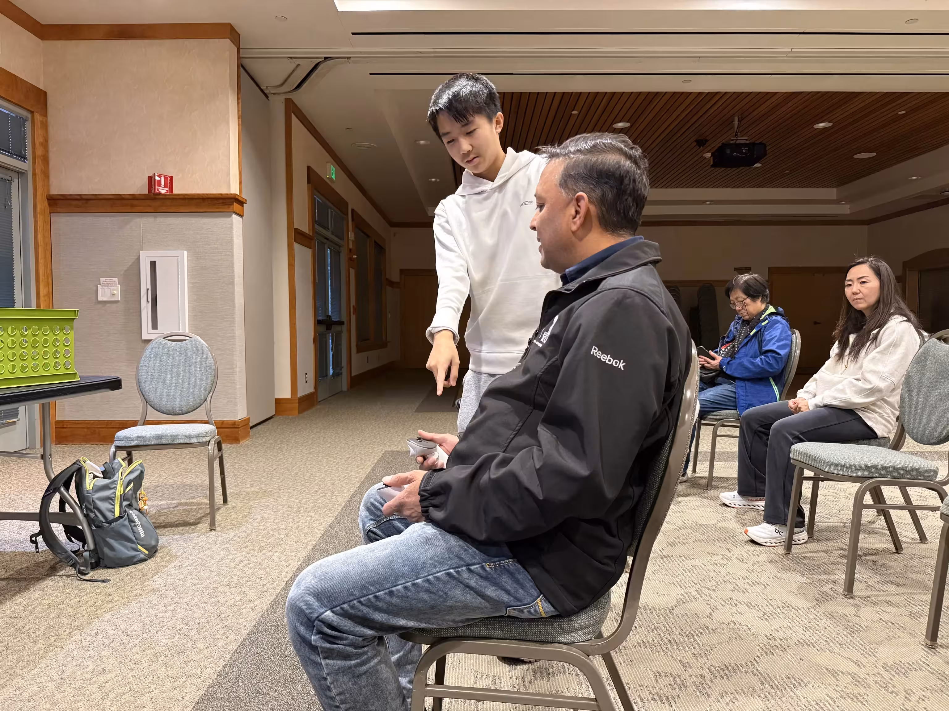 The ImmersifyVR team at Cupertino Senior Center